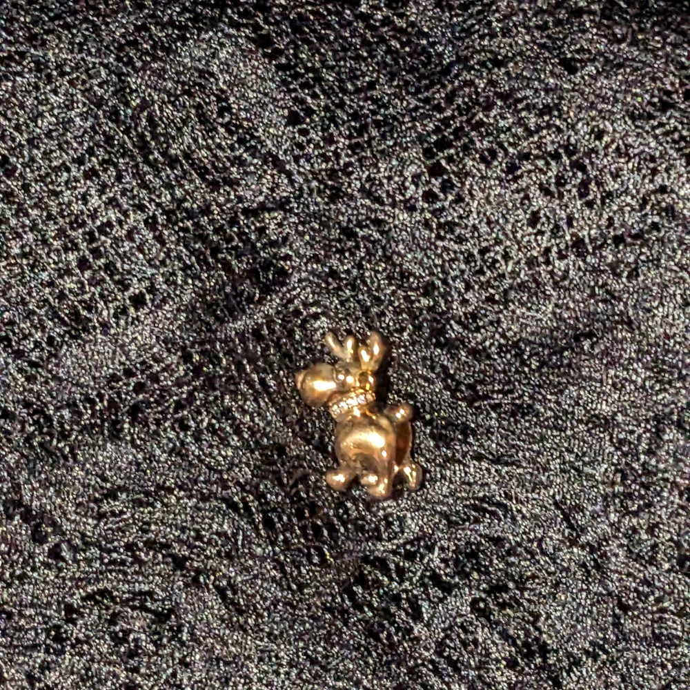 Retired Rose Gold Plated Reindeer Charm - Picture 2 of 6